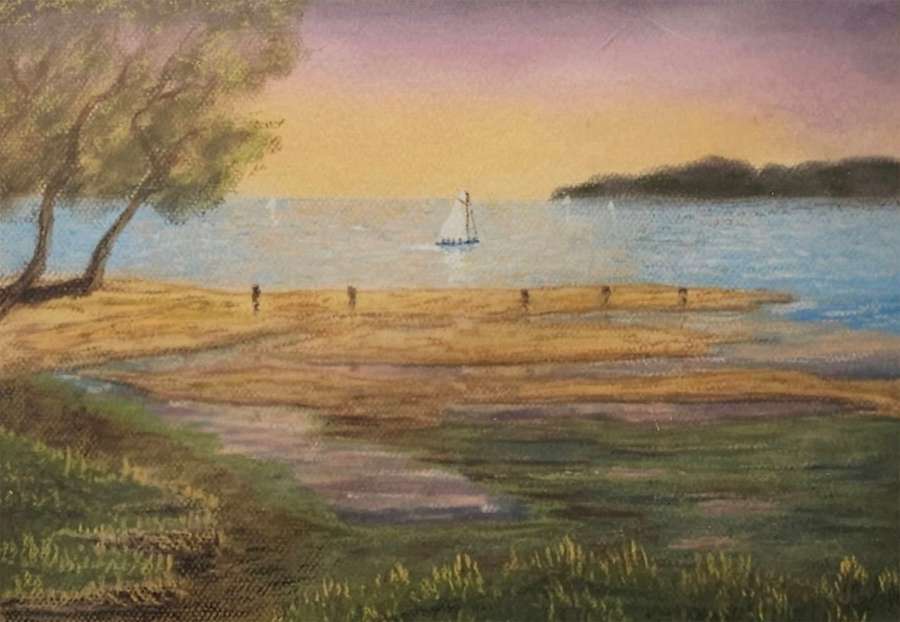 Early Morning on the Solent by Betty Rackham