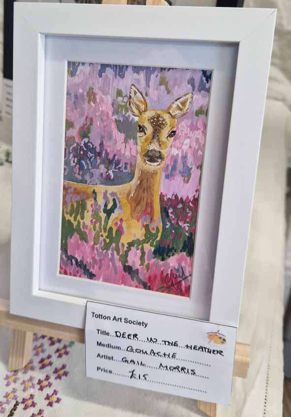 Deer in the Heather by Gail Morris