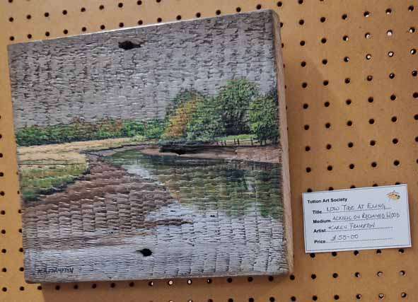 Low tide at Eling by Karen Frampton