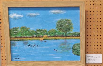 A New forest Pond by V.J.Dittrich