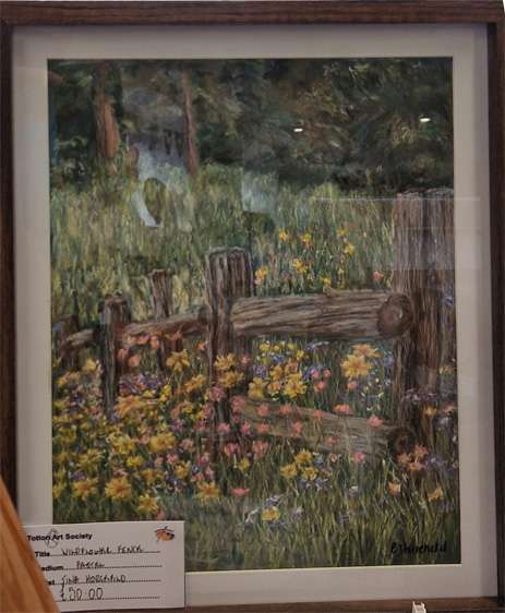 Wildflower Fence by Tina Horsefield