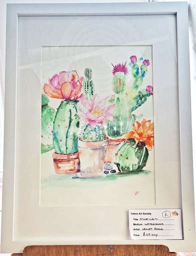 Spikey Cacti by Lesley Gorse
