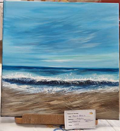 Stone Beach by Thea Acrylic Art
