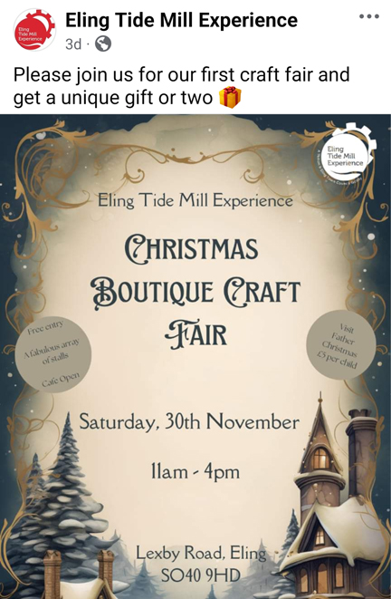 ETME Craft Fair Poster