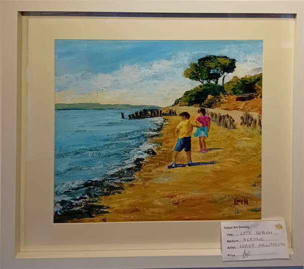 Lepe Beach by Lorna Hollingum
